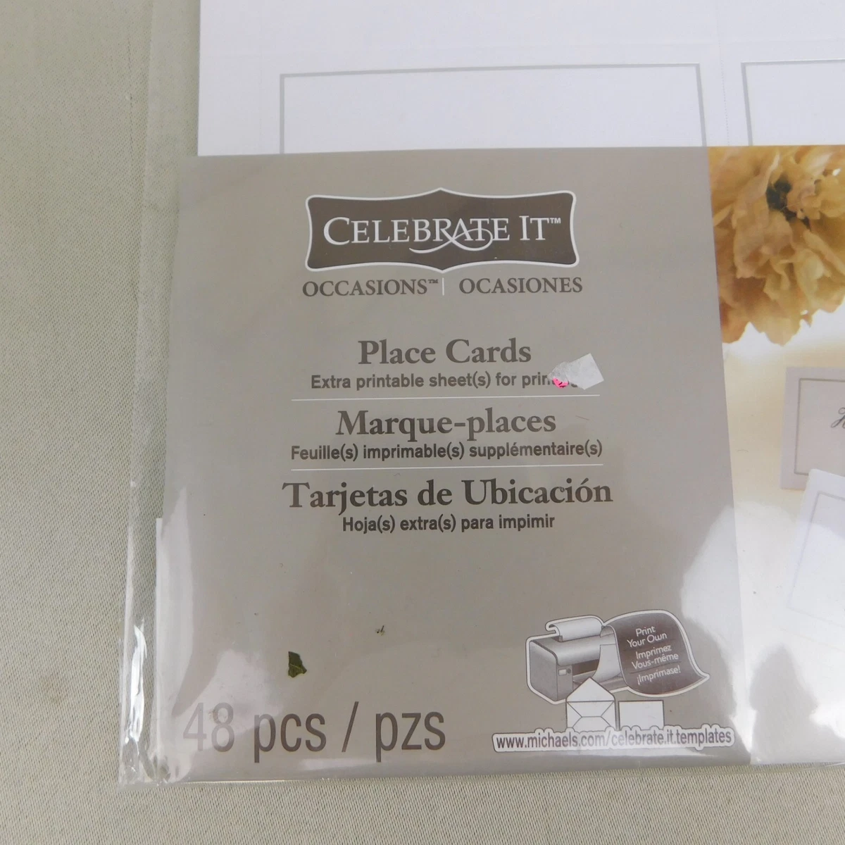 Print your best sale own place cards