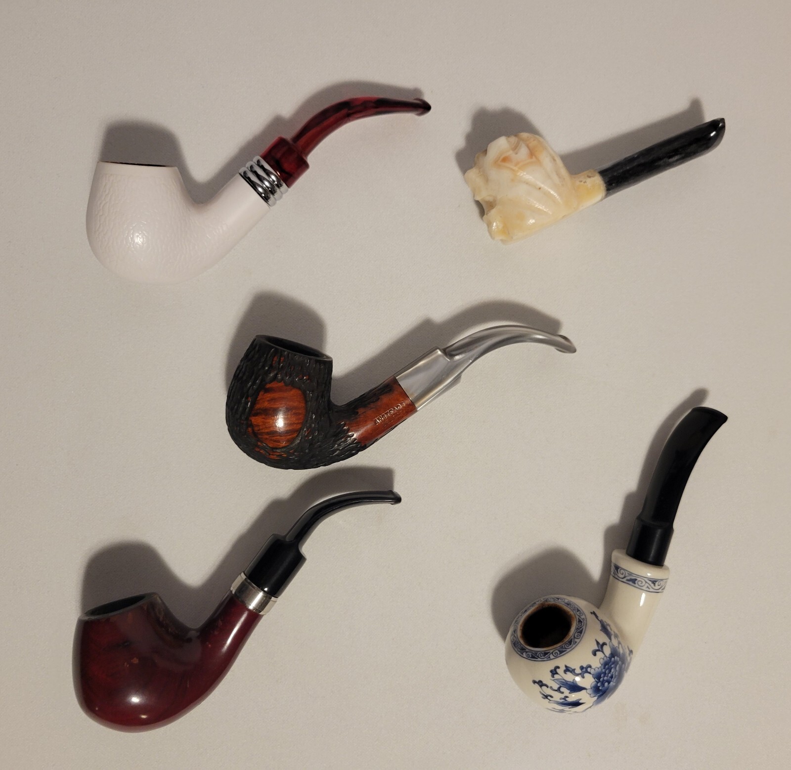 Lot Of 5 Tobacco Pipes eBay
