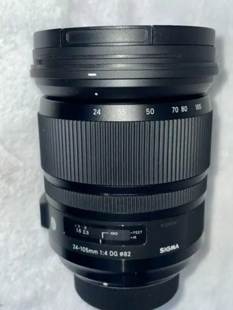 SIGMA Art 24-105mm F4 DG OS HSM AF MF Standard Zoom Lens for Nikon F Mount