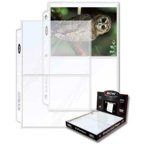 MBI 4x6 Slimline Photo Album Pocket Refill Pages - 3 Holes Punched