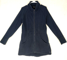 Eddie Bauer Women's Medium Full Zip Micro Fleece Jacket Mock Neck 5552