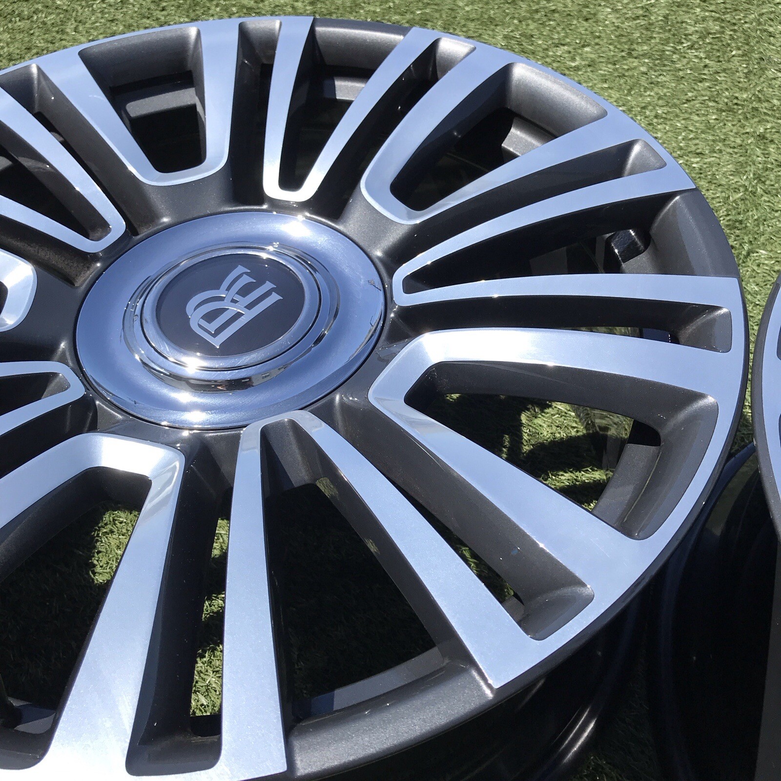 21 ROLLS ROYCE RIMS OEM STOCK GHOST TWO TONE GREY POLISHED PERFECT SET 2024