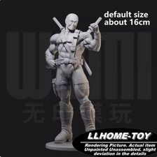 Anime Deadpool Make a fist Resin 3D Print GK Figure DIY Model Unpainted