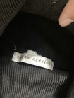 Geoffrey Beene Sweater Mens size XL / L knit black discolor ribbed 1/4 zip — photo 9