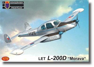 KP Model 1/72 Czechoslovakia Let L-200D Morava Plastikmodell KPM0424