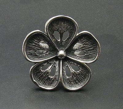 Stylish Genuine Sterling Silver Ring Solid 925 Flower Perfect Quality Handmade
