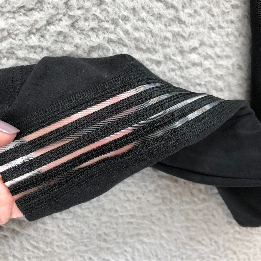 beyond-yoga sheer stripe stretch pull on activewear leggings