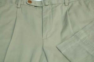 Brooks Brothers Pantaloni Chino Casual In Cotone Beige Khaki Uomo 34 x 34 |  eBay