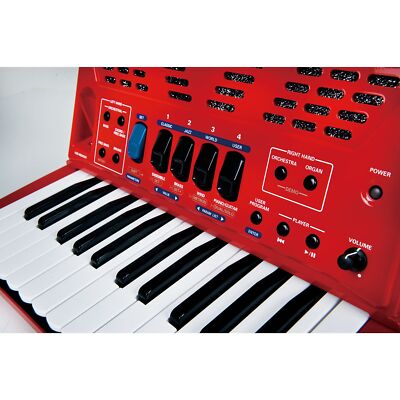 Roland FR-1X RD V-Accordion Piano Keyboard Red Built-in Speaker
