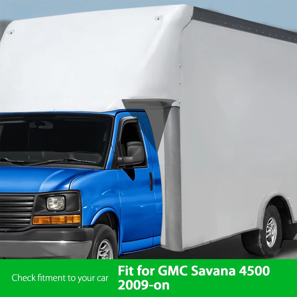 Protectores de lluvia viseras de ventilación pantalla para GMC Savana 4500 2009-2025 IMPERMEABLE Foto 3 de 4