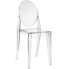Modway Furniture Casper Dining Side Chair, Clear - EEI-122-CLR