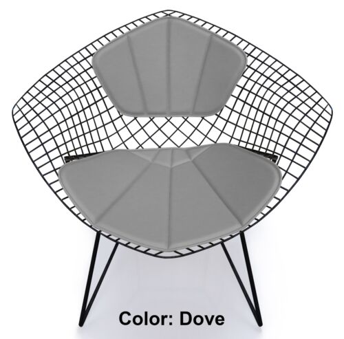 Bertoia Diamond Chair Replacement Cushion and Back Rest - Eames Era Mid Century - Picture 3 of 7