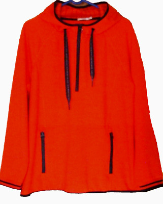 Cecil**Orange / Marineblaues   Sweat  Kapuzenshirt ** Gr. XL ** Neu **