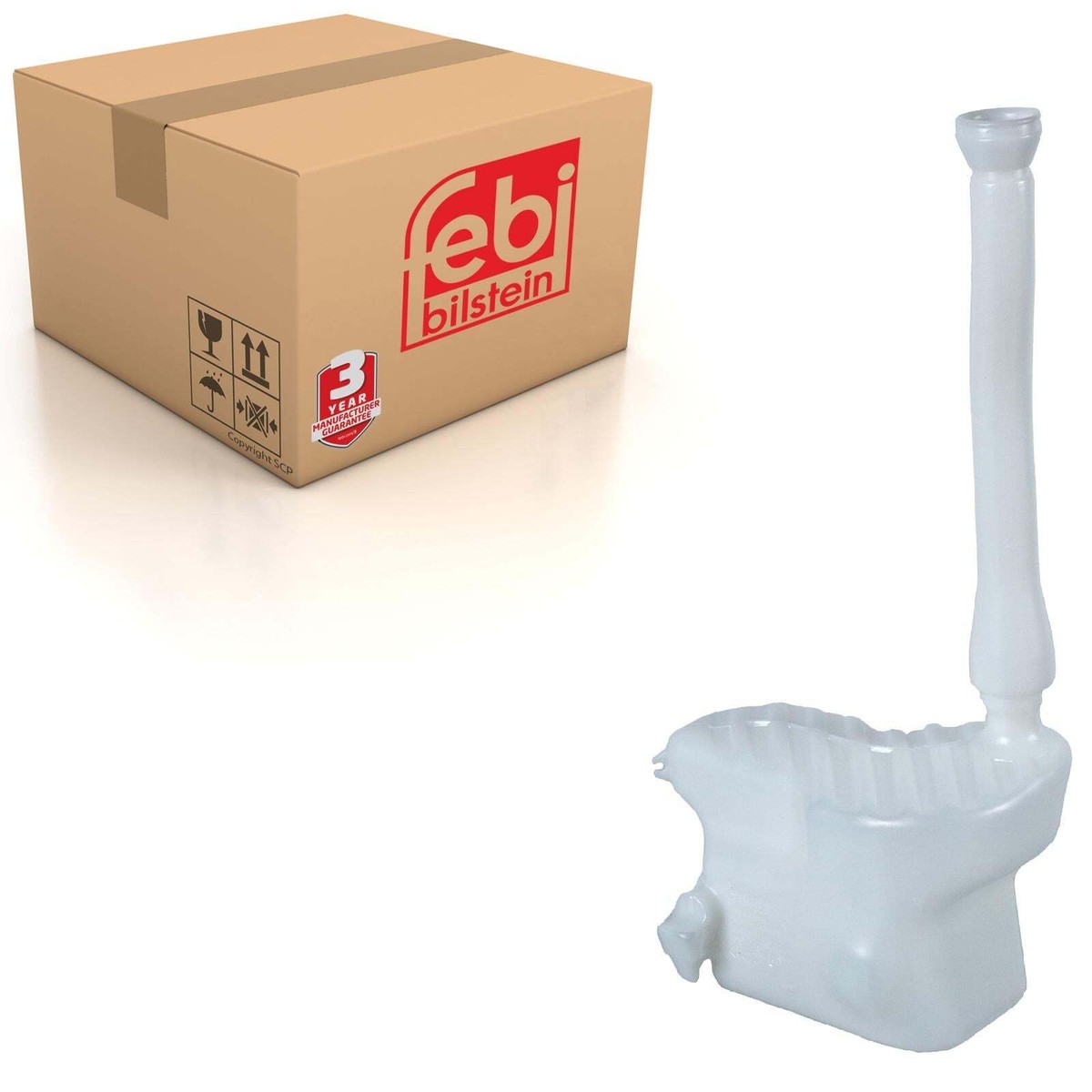 マイ Windshield Washer Tank Inc Socket For 1 Pump Fits Nissan