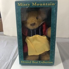 New Russ Misty Mountain Collectible Stuffed Animal Dressed Bear Snow White 10"