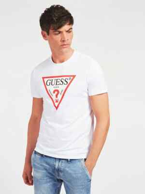 Guess USA Mens Originals Triangle Logo 