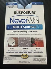 Rust-Oleum Never Wet kit Frosted Clear Liquid Repelling Treatment *Free Shipping
