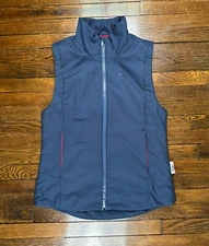 PacSafe Vest Womens Small Blue Transit Travel Anti-Theft Technology Insulated