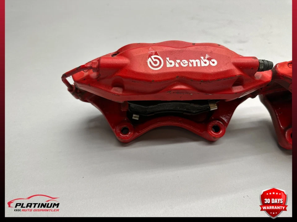 Juego de pinzas de freno traseras izquierda y derecha Dodge Charger Challenger Brembo 12-23 OEM Foto 4 de 4