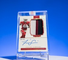 2020 National Treasures Isaiah Simmons Gold RPA /10 #203 RC Rookie Auto