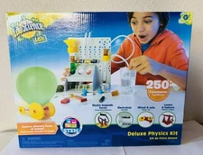 EduScience Lab Deluxe Physics Kit Science STEM 250+ Experiments.  New Complete!