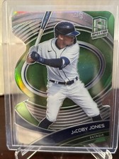 2021 Panini Spectra Neon Green Prizm Die-Cut #23/25 JaCoby Jones #74