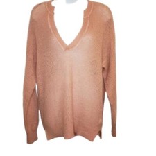 H M L.O.G.G. Blush Pink Mohair Blend Sweater NWOT