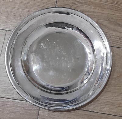 Plate France Christofle Silver Plated Tray Set Round Tableware