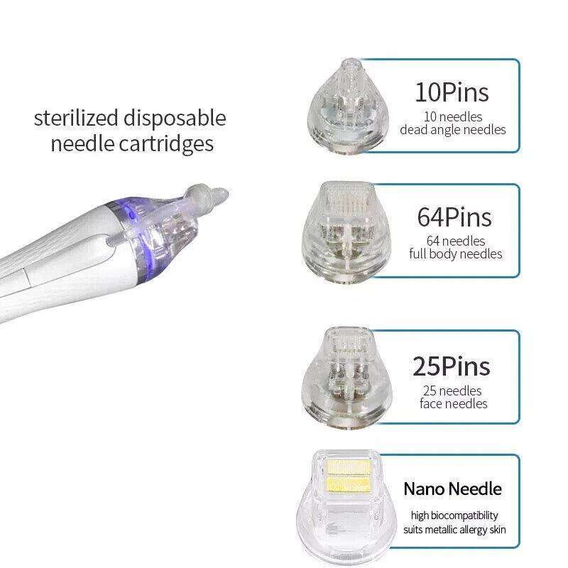 Disposable Replacement 10/25/64 Nano Pin Cartridges Tips For RF Machine ...