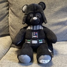 Star Wars Darth Vader Build-A-Bear with Cape Collectible Plush Toy 17 inches VGC