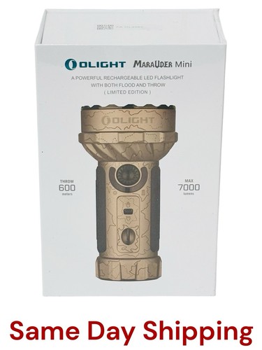 Lampe Torche Olight MARAUDER Mini TERRAIN DESERTIQUE - 7000 Lumens