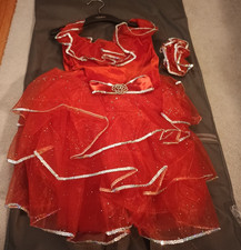 Revolution it's my party RED Size MC Ballet Leotard Dance Pageant Layered Tutu