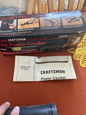 CRAFTSMAN Power Caulker Caulking Gun Black Model 925600 171.25600