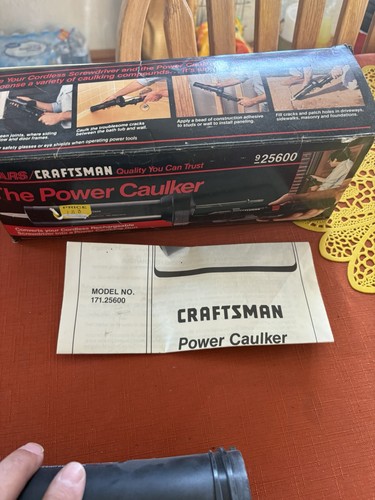 CRAFTSMAN Power Caulker Caulking Gun Black Model 925600 171.25600