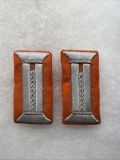 WW2 German Army Officer Waffenrock Dress Uniform Cuff Tab Set Bullion (FF709