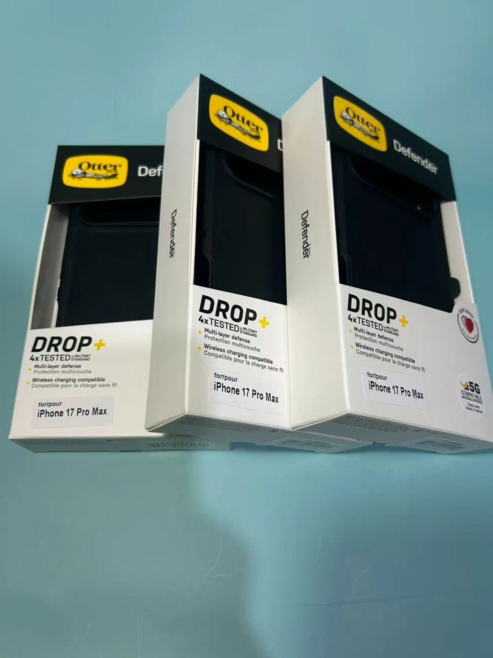 Otterbox Defender iPhone 17 Pro Max inclui estojo clipe coldre resistente - Imagem 3 de 3