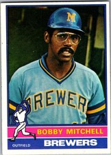 1976 Topps - Bobby Mitchell #479 - Milwaukee Brewers