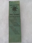 TERRE HAUTE IND 21st ILLINOIS INFANTRY GAR CIVIL WAR GRAND ARMY REUNION RIBBON
