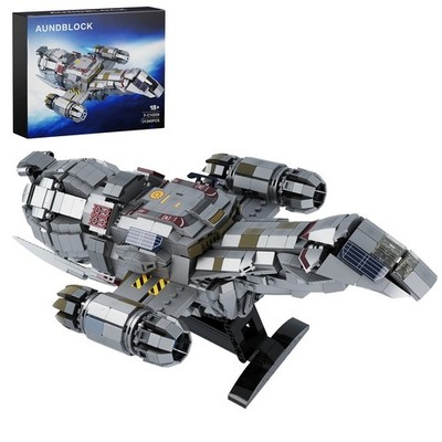 Serenity das Raumschiff Glühwürmchen Modellbausteine mit Ständer MOC Toys OVP