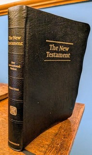 Bible (Giant Print NIV New Testament) Cambridge University Press Black Leather