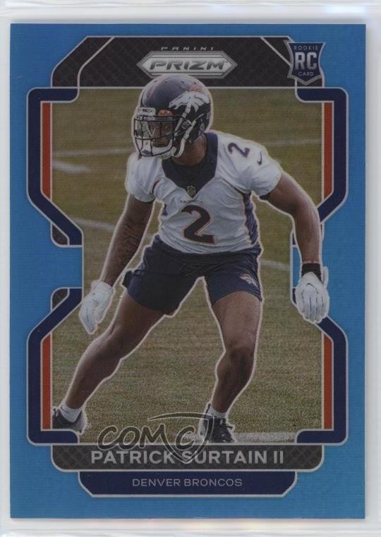 2021 Panini Prizm Light Blue Patrick Surtain II #374 Rookie RC 0a21