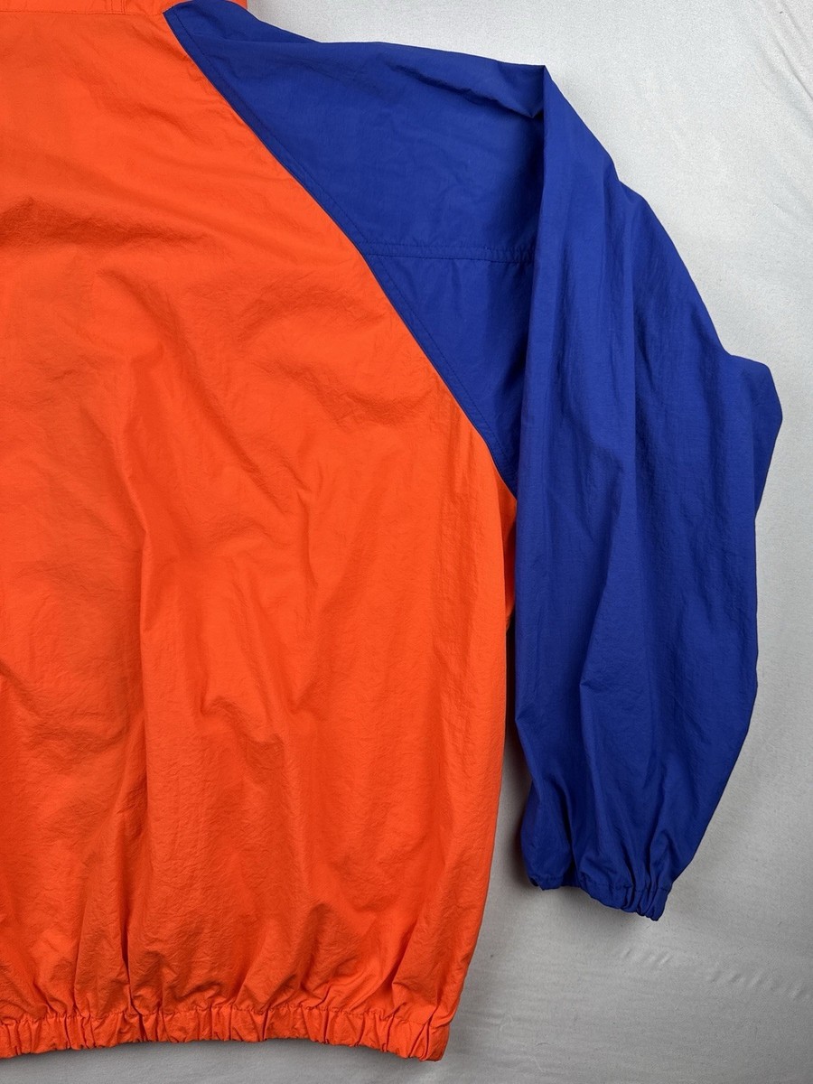 Vintage 90s Polo Ralph Lauren Sport Windbreaker Jacket Orange Blue