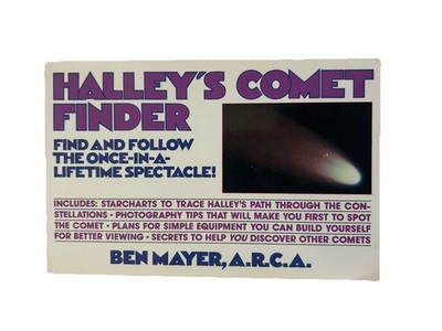 HALLEY'S COMET FINDER Starcharts and Equipment Plans BEN MAYER SC 1985 VGC
