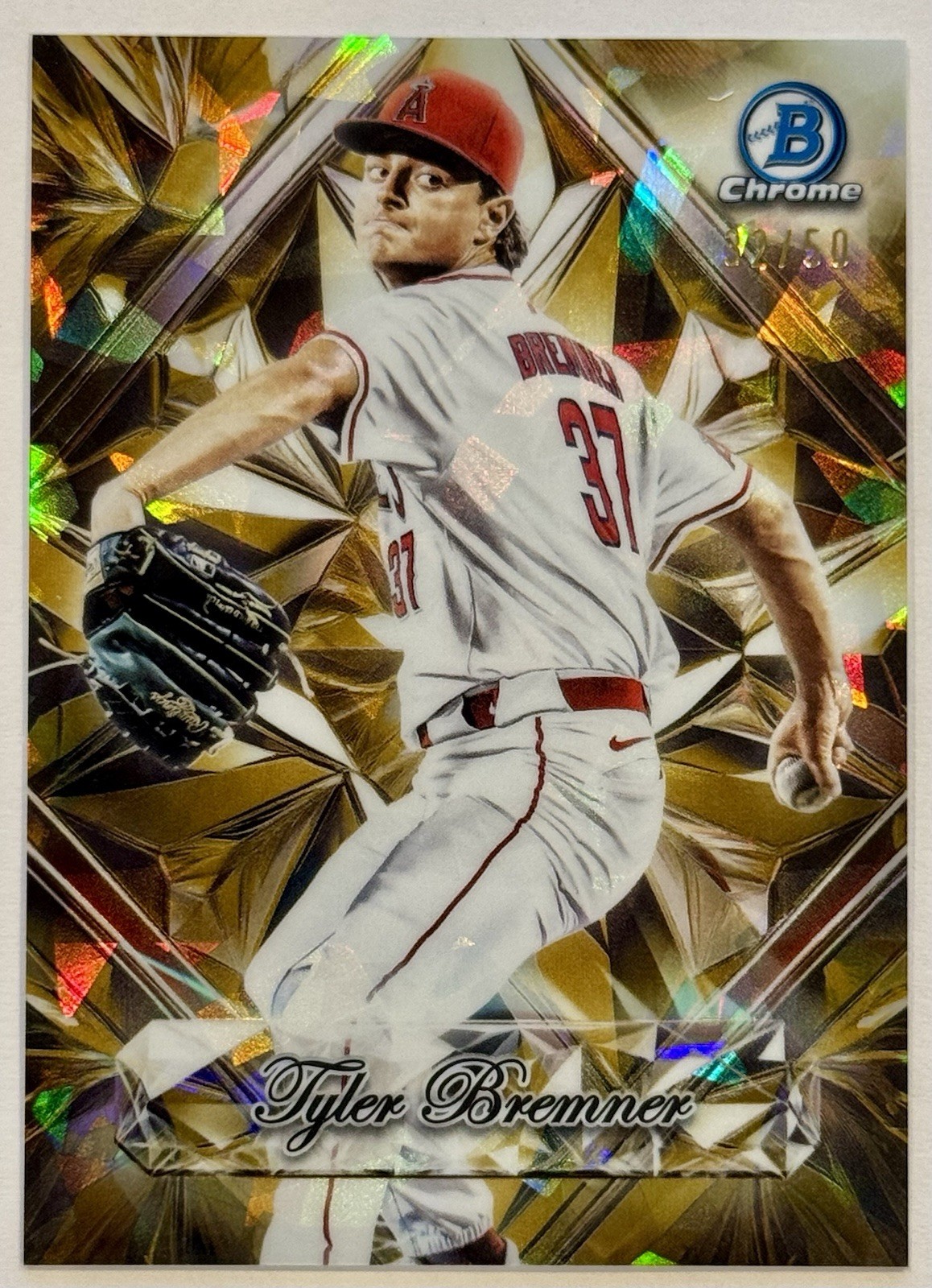 2025 Bowman Draft Chrome Tyler Bremner 1st Gold Sapphire Selections #12/50 #SS-4