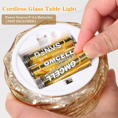 Glass Christmas Tree Decorations Indoor, Mercury LED Light Spiral Type