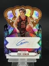 2017-18 Panini Crown Royale Cedi Osman /199 Autograph Sepia Refractor