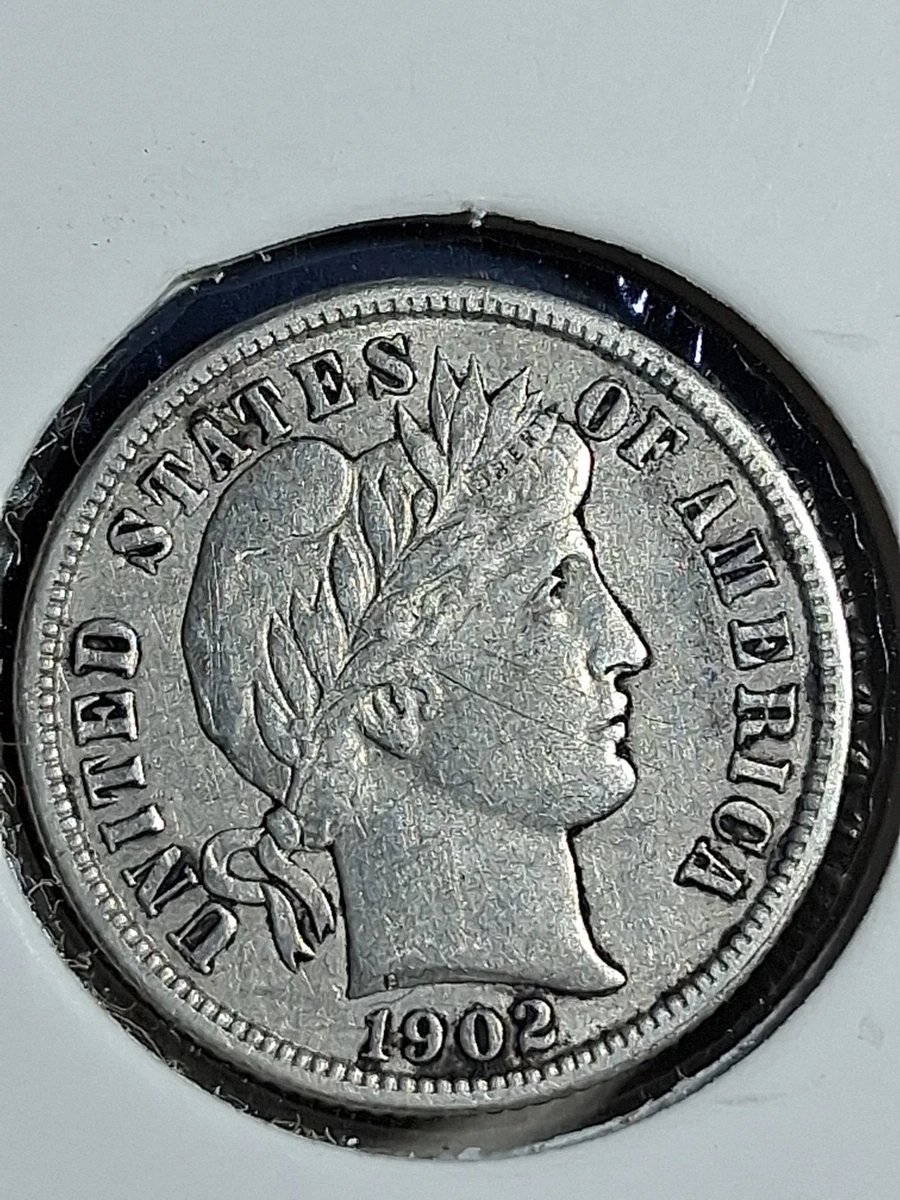 25+ 1902 Year Silver Barber Dimes (1892-1916) for sale | Updated