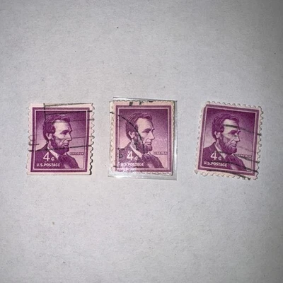 4 Cent Lincoln Stamp In Used Us Stamps (1901-Now) for sale | eBay