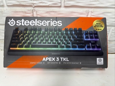 Steelseries Apex 3 TKL KB-00015 Black Wired Programmable Gaming Keyboard