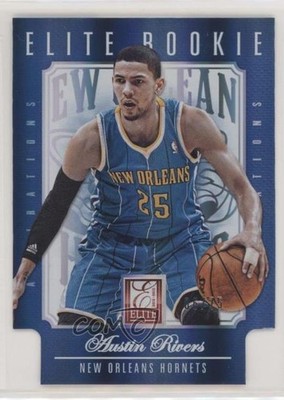 2012 Panini Elite Aspirations Blue Die-Cut 6/75 Austin Rivers #261 Rookie RC 0c3